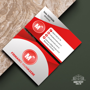 Kartvizit Muhasebe bordo