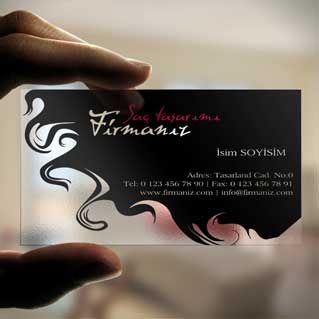 Şeffaf Kartvizit - Bayan K