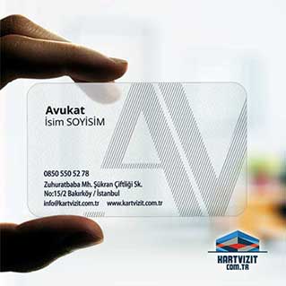AV avukat kartvizit tasarı
