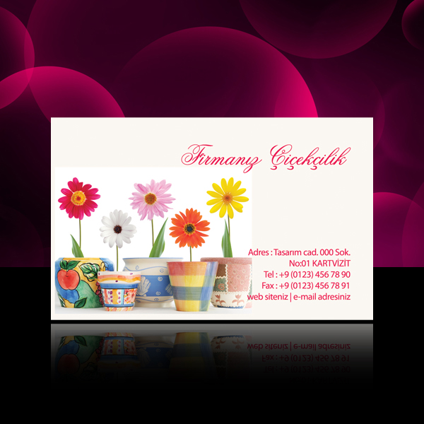 Çiçek - Peyzaj kartvizit 5