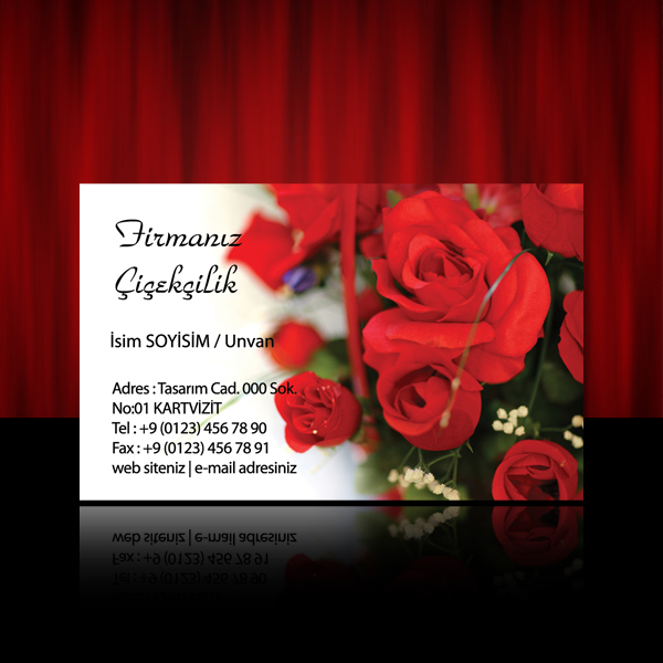 Çiçek - Peyzaj kartvizit 11