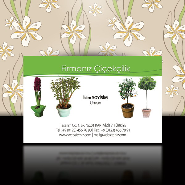 Çiçek - Peyzaj kartvizit 13