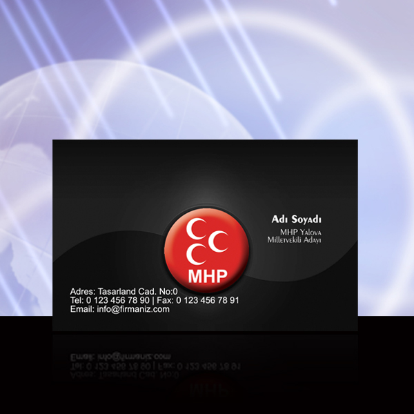 Siyasi Parti kartvizit MHP-5