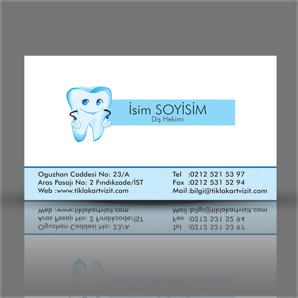 Diş hekimi doktor logo  kartviziti