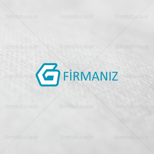 Firma Logo Beyaz Mavi