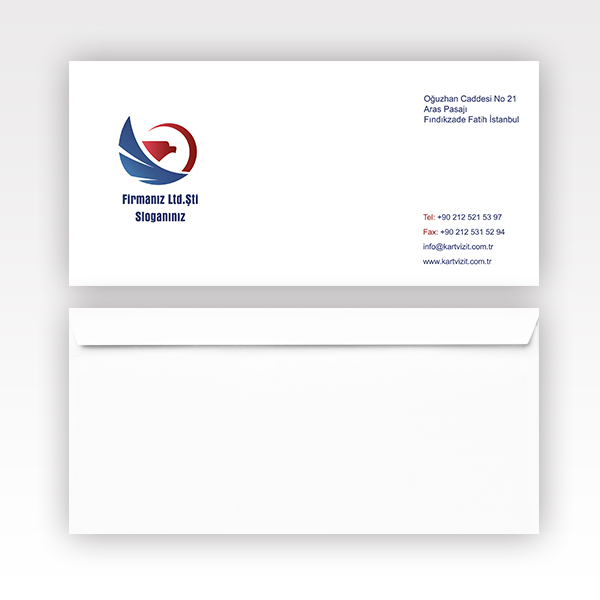 Özel Zarf Tasarımları - Kartal Logo
