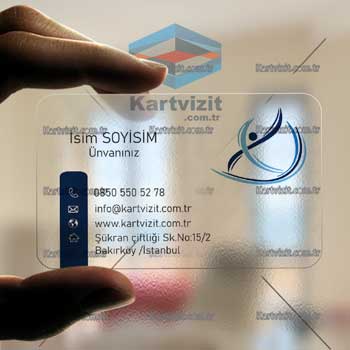 Şeffaf kartvizit Doktor Fi