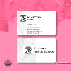 Avukat Kartvizit Yeni Çizi