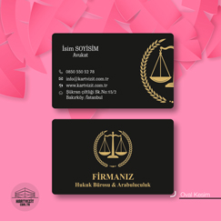 Avukat Tasarım Kartvizit