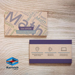 Kraft Matematik Kartvizit 