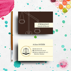 Çizim Avukat Kartvizit