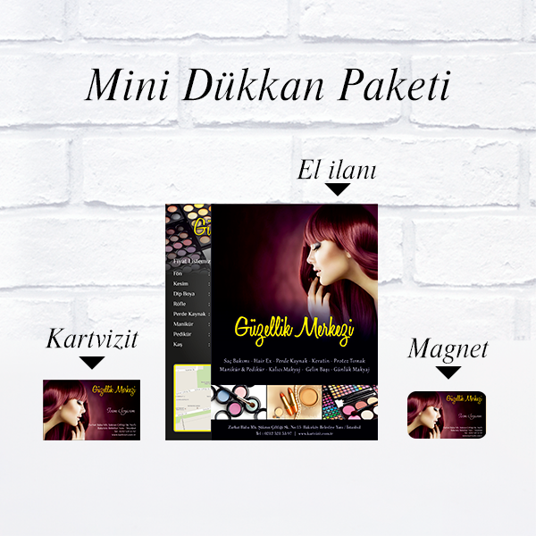 El İlanı - Kartvizit - Magnet