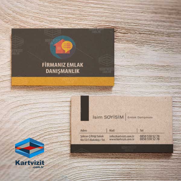 Kraft Emlak siyah Zeminli