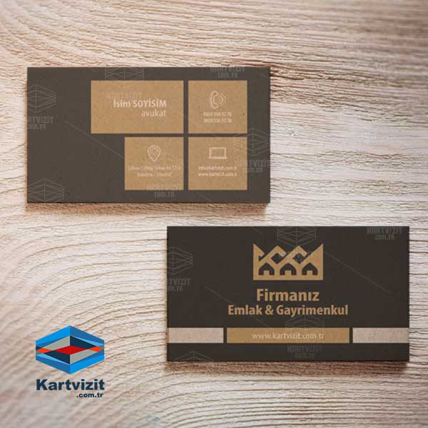 Gold Kraft Emlak Kart Tasarımı 