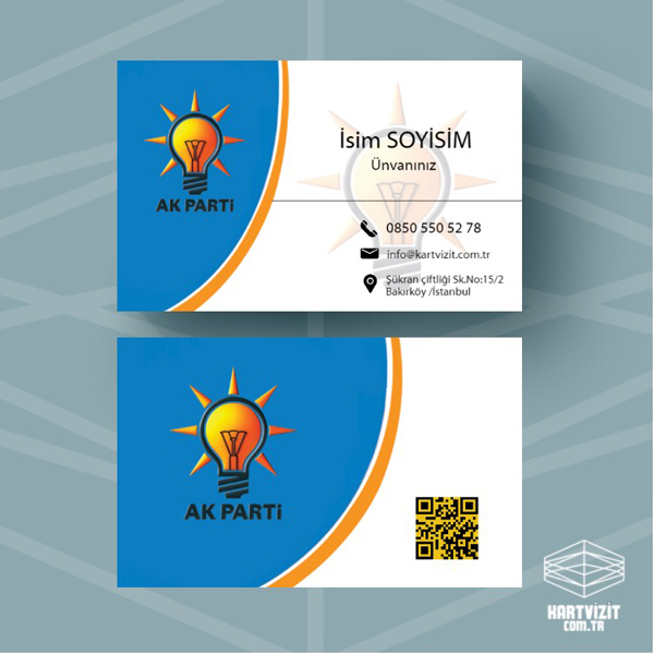 Siyasi Parti kartvizit AKP-4