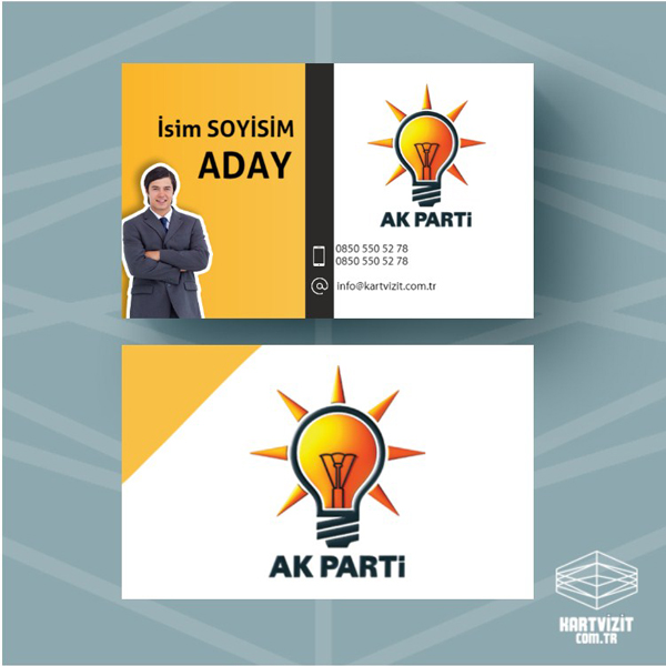 Siyasi Parti kartvizit AKP-2