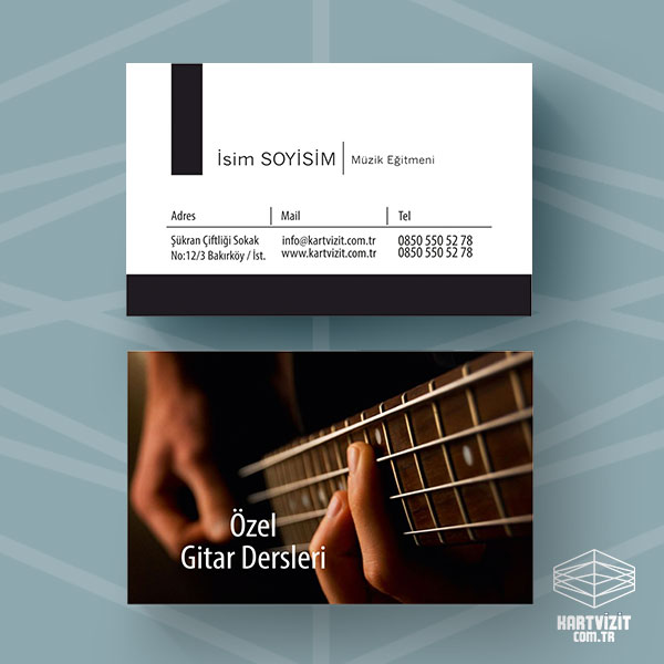 Gitar Eğitmeni Kartvizit 