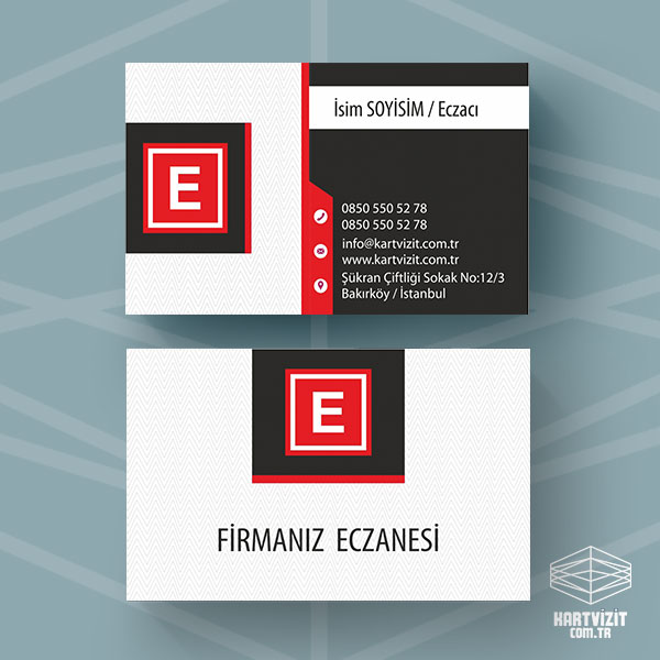 Şık Eczane Kartvizit KV5155