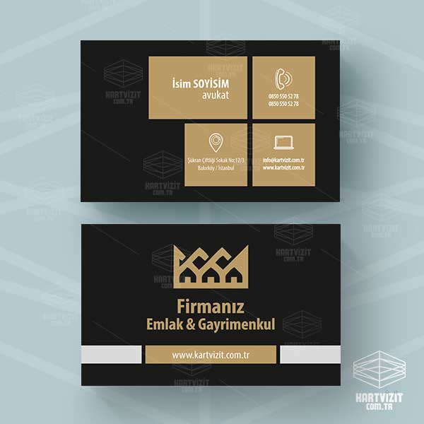 Kral Emlak Kartvizit KV5232