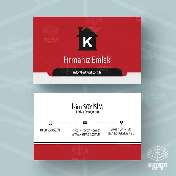 Kırmızı Zeminli Siyah Logolu KV5238