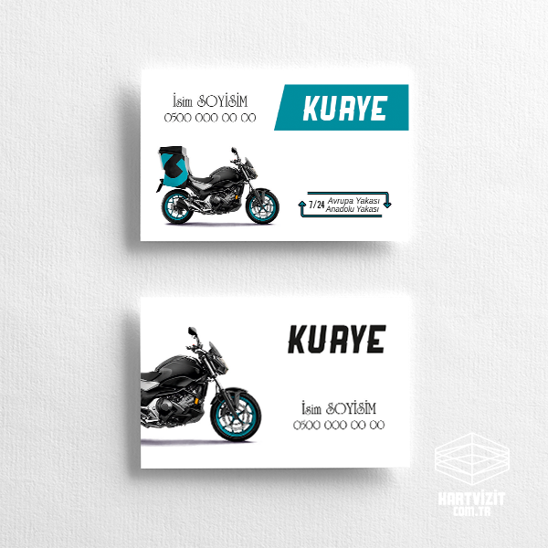 Motor Kurye Kartvizit