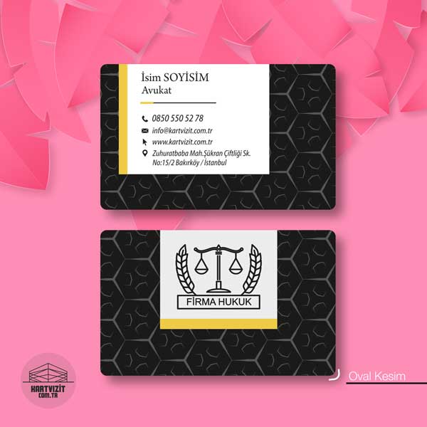 Hukuk Kartvizit Tasarımları avukat kartvizit tasarımı KV6715