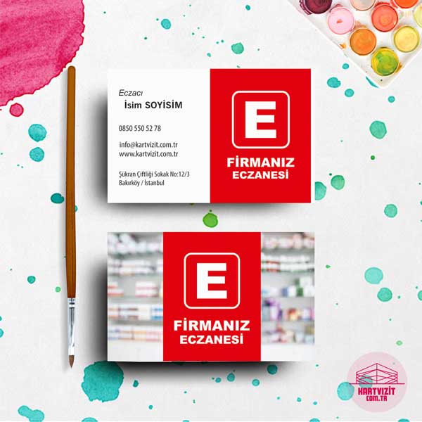 Eczane Resim Kartvizit KV6728