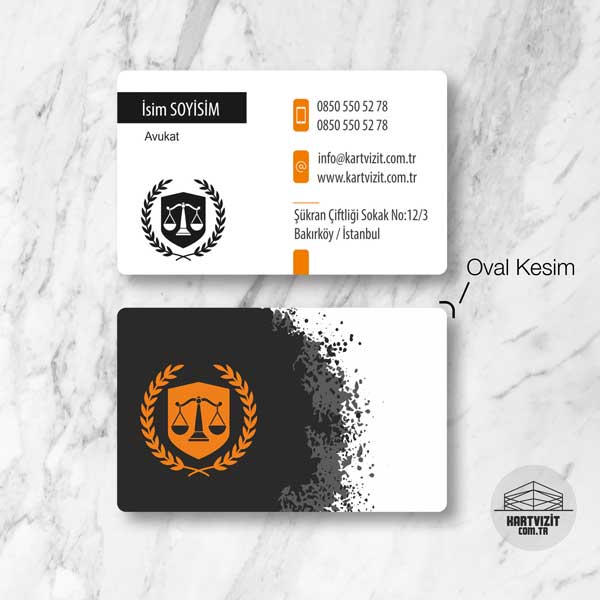 Gölge Geçişi Avukat Kartvizit KV6766
