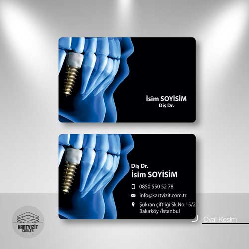 Dent İmplant kartvizit