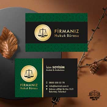 Avukat Kartvizit Zümrüt