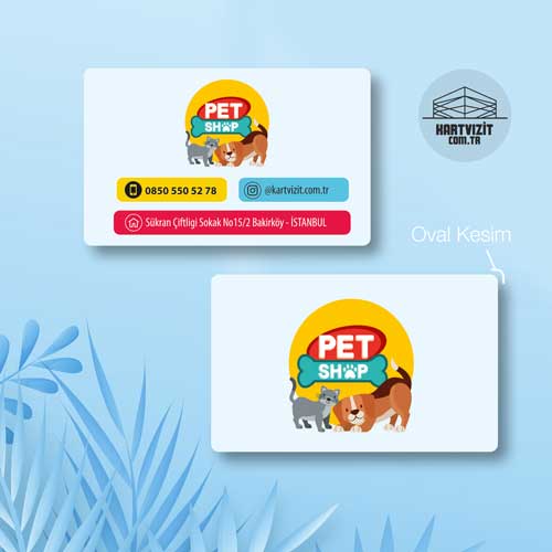 Pet Shop Kartvizit Renkleri
