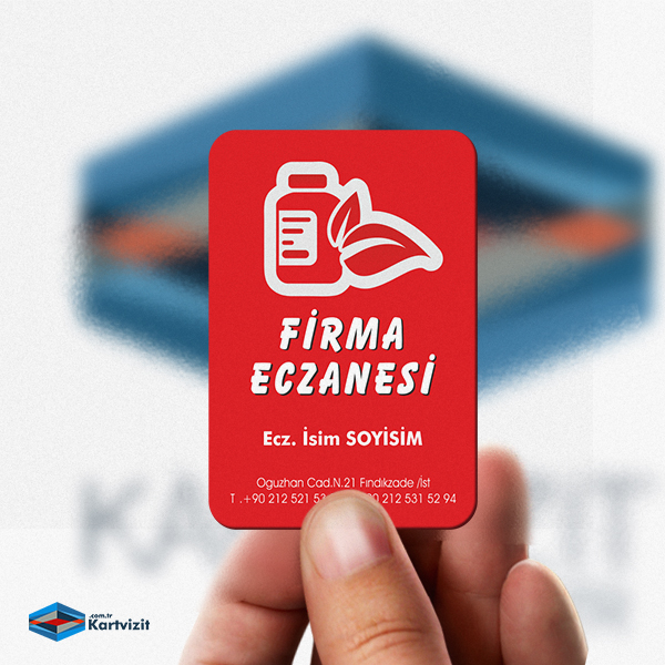 Eczane Magnet - Kırmızı Tasarım