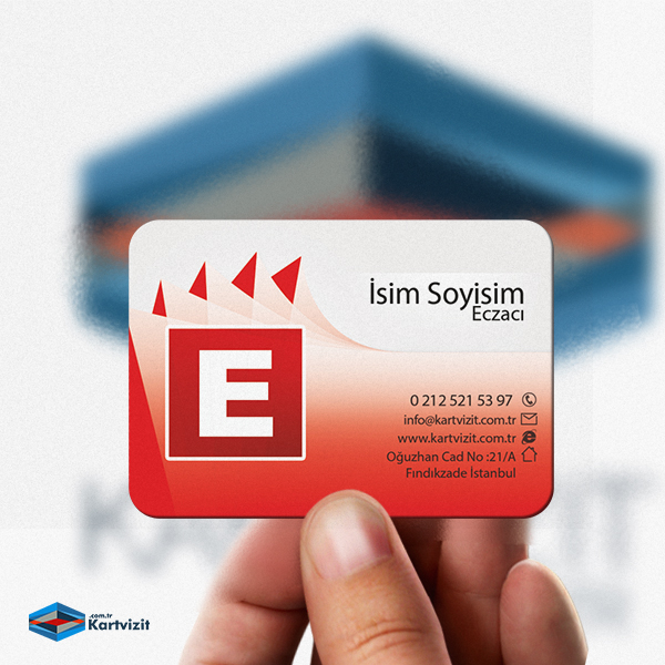 Eczane Magnet - Kırmızı Beyaz Tasarım