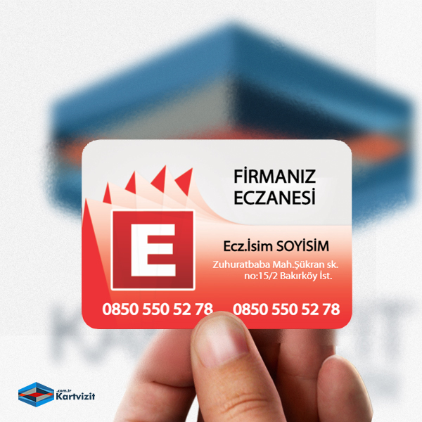 Eczane Magnet - Kırmızı Be