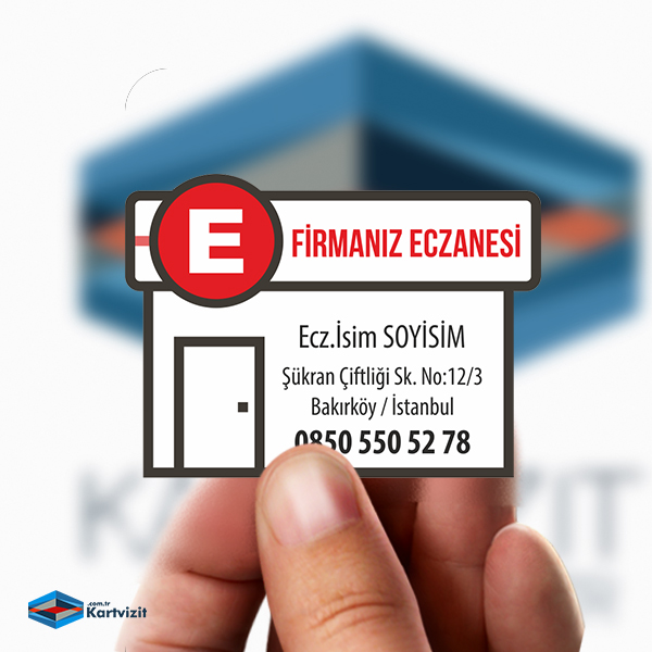 Eczane Mağazası Özel Kesimli Magnet