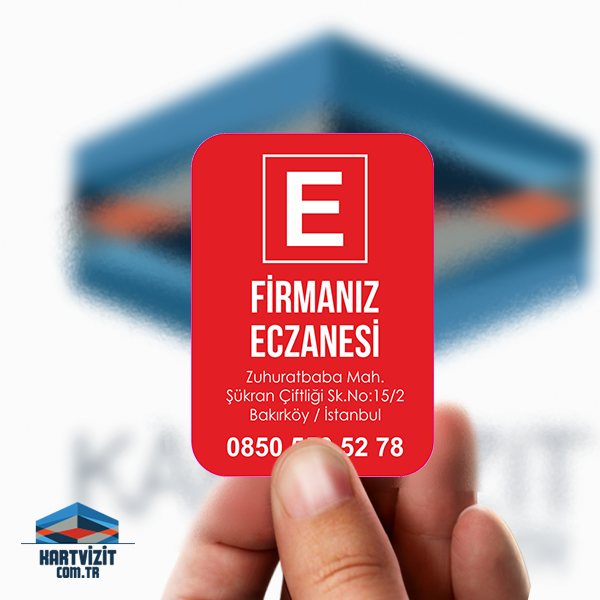 Kıpkırmızı Eczane Magnet