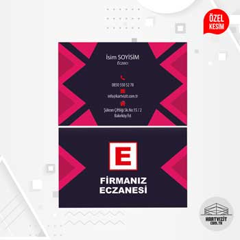 Modern Eczane Kartvizit