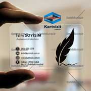 Avukat Şeffaf Kartvizit-23