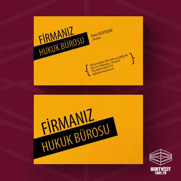 Parantez hukuk Bürosu Kartvizit