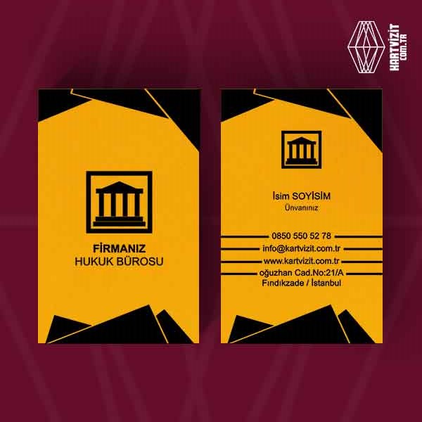 Vip Avukat Kartvizit Tasarımı 